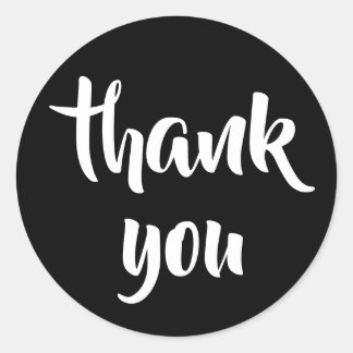 ステッカーありがとう ラウンドシール