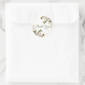 ステッカーありがとう ラウンドシール (バッグ)