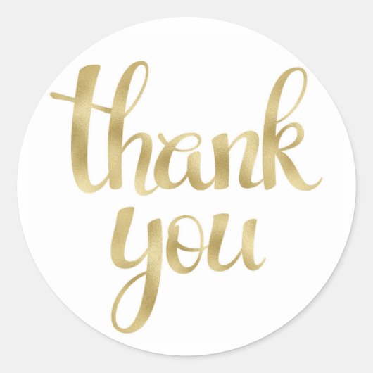 ステッカーありがとう ラウンドシール (正面)