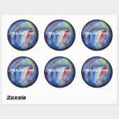 ステッカーありがとう ラウンドシール (シート)