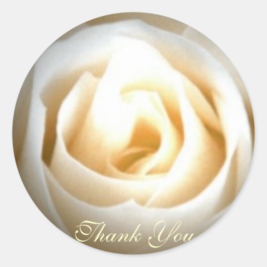 ステッカーありがとう ラウンドシール (正面)