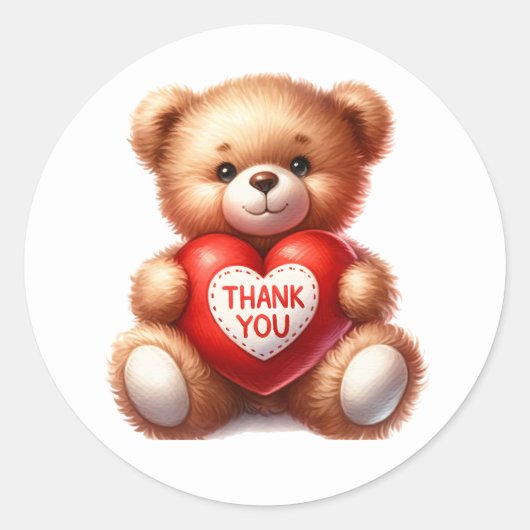 ステッカーありがとう ラウンドシール (正面)
