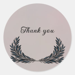 ステッカーありがとう ラウンドシール