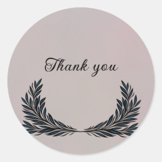 ステッカーありがとう ラウンドシール