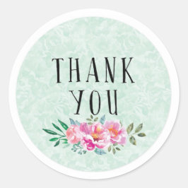 ステッカーありがとう ラウンドシール