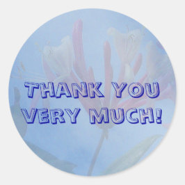 ステッカーありがとう ラウンドシール