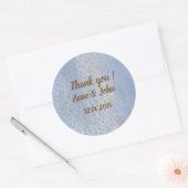 ステッカーありがとう ラウンドシール (封筒)