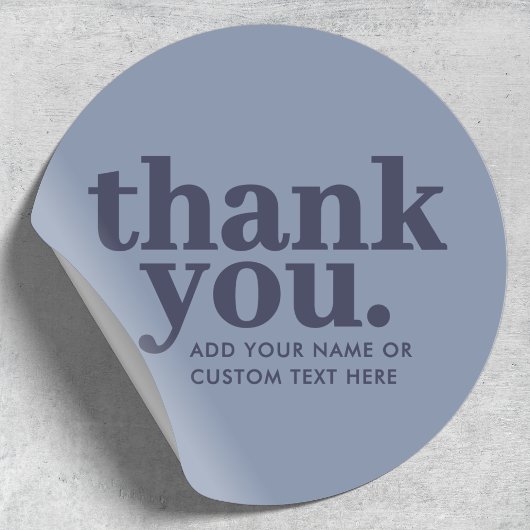 ステッカーありがとう | 青ミニマルと海軍 ラウンドシール