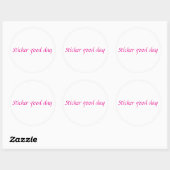 ステッカーいい日 ラウンドシール (シート)