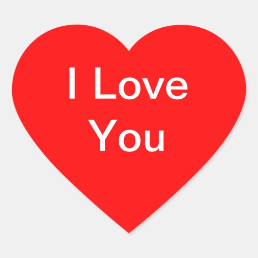 ステッカーが大好き ハートシール (正面)