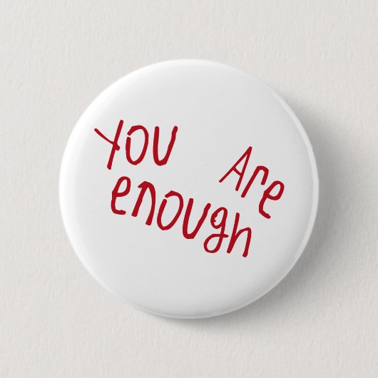 ステッカーが足りる 缶バッジ (正面)