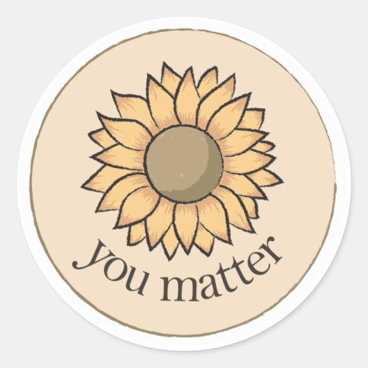 ステッカーが重要 ラウンドシール (正面)