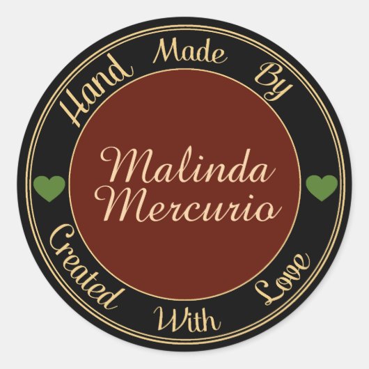 ステッカーで手作り – SRF ラウンドシール (正面)