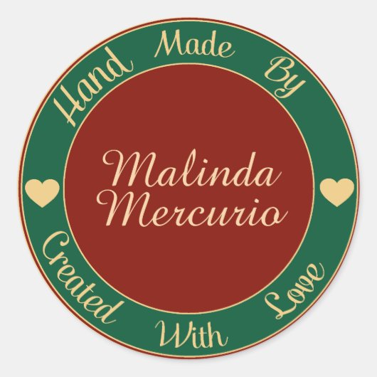 ステッカーで手作り – SRF ラウンドシール (正面)