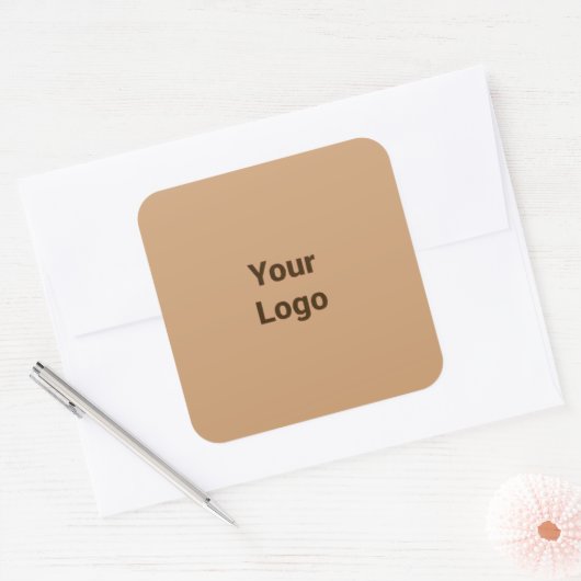 ステッカーとラベル スクエアシール (封筒)