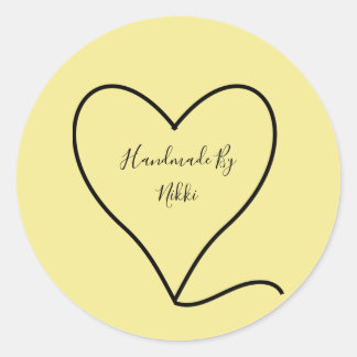 ステッカーによってハンドメイド ラウンドシール