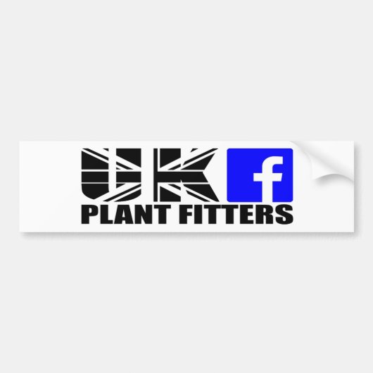 ステッカーによって影で覆われるロゴ バンパーステッカー (正面)