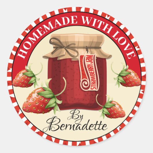 ステッカーによる手作り ラウンドシール (正面)