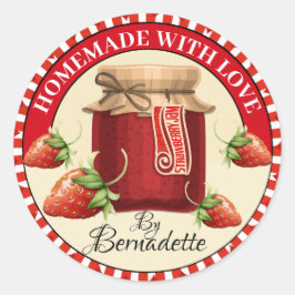 ステッカーによる手作り ラウンドシール