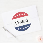 ステッカーに投票 ラウンドシール (封筒)