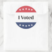 ステッカーに投票 ラウンドシール (バッグ)