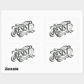 ステッカーに抵抗する 長方形シール (シート)