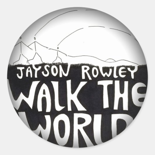 ステッカーのあたりで黒くするために衰退して下さい ラウンドシール (正面)