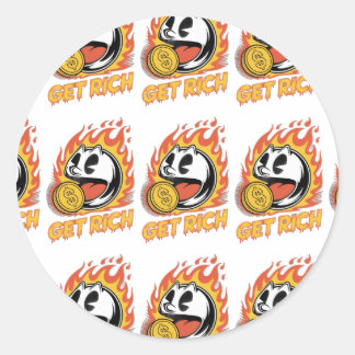 ステッカーのカスタムデザイン ラウンドシール