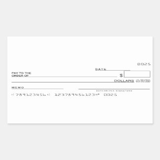 ステッカーのマネーマニフェストゴールの確認 長方形シール