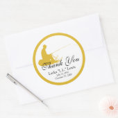 ステッカーのメモリ内 ラウンドシール (封筒)