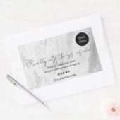 ステッカーの中のかわいいモノ 長方形シール (封筒)