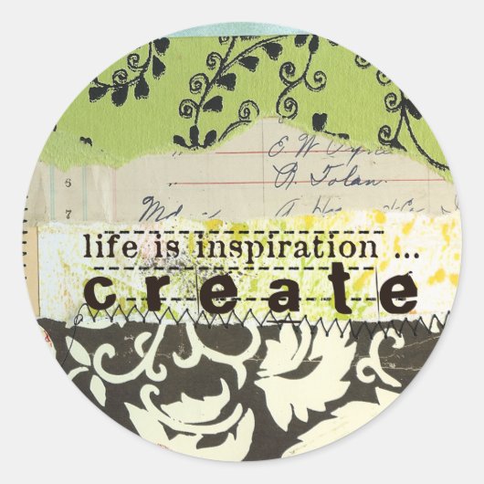 ステッカーの作成 ラウンドシール (正面)