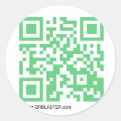 ステッカーの例 ラウンドシール (正面)