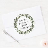 ステッカーの台所から ラウンドシール (封筒)