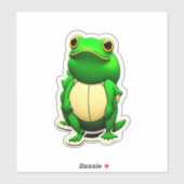 ステッカーの品揃えでカエルの世界に飛び込む シール (シート)