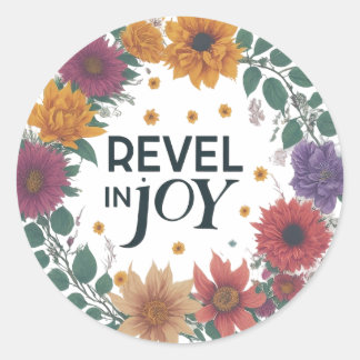 ステッカーの喜びを楽しむクール ラウンドシール