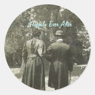 ...ステッカーの後ずっと幸せに ラウンドシール