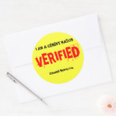 ステッカーの確認 ラウンドシール (封筒)