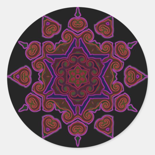 ステッカーの選択 ラウンドシール (正面)