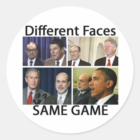 ステッカーの食べ物を与え終了 ラウンドシール (正面)