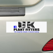 ステッカーの黒い連合 バンパーステッカー (車上)