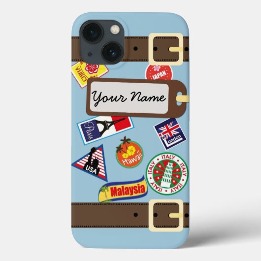 ステッカーのiPhone6ケースの旅行荷物 Case-Mate iPhoneケース (裏面)
