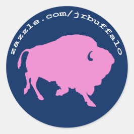 ステッカーのJRバッファローショップサイトアドレス ラウンドシール
