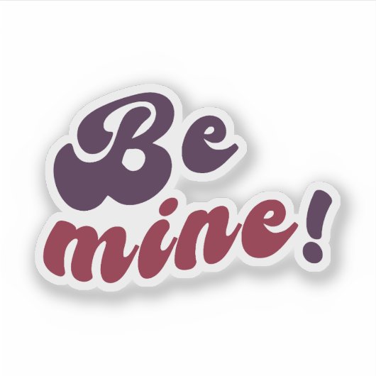 ステッカーは私のものだ！ シール (正面)