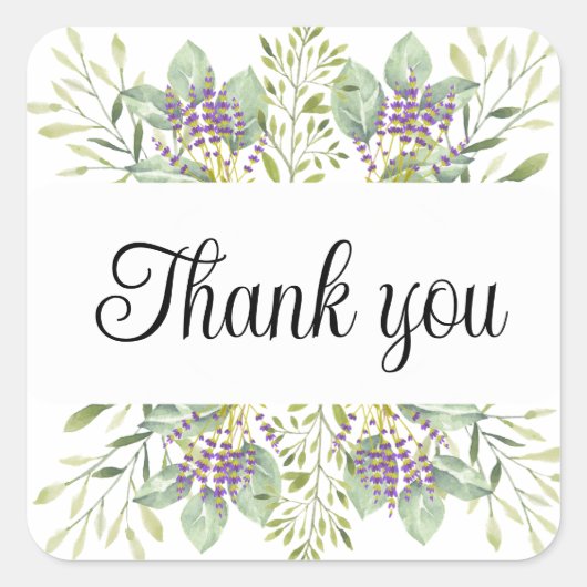 ステッカーまたは封筒用シール スクエアシール (正面)