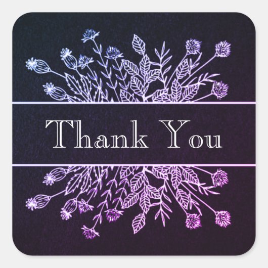 ステッカーまたは封筒用シール スクエアシール (正面)