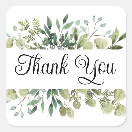 ステッカーまたは封筒用シール スクエアシール (正面)