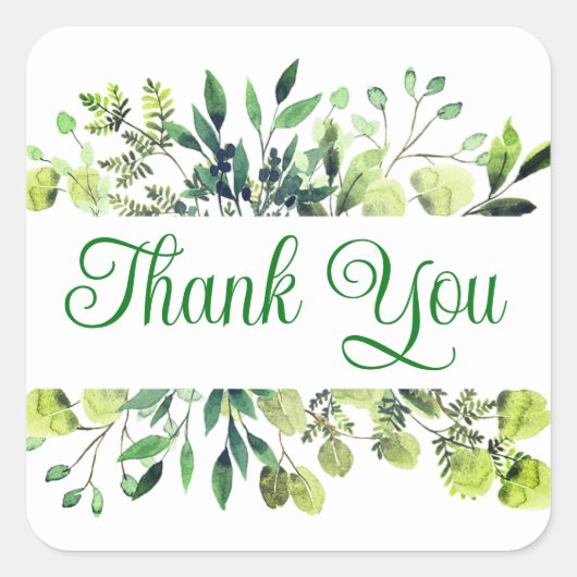 ステッカーまたは封筒用シール スクエアシール (正面)