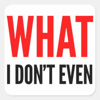 ステッカーも使わないこと スクエアシール