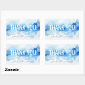 ステッカーや封筒用シールや好意に感謝 長方形シール (シート)